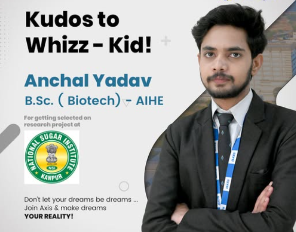 Axis Institute of Higher Education Celebrates Anchal Yadav's Research Opportunity at NSI 3