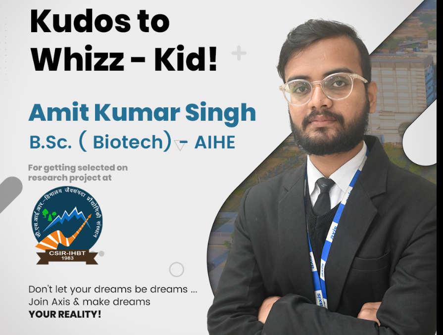 Axis Institute of Higher Education Celebrates Students' Selection at CSIR-IHBT